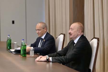 İlham Əliyev qəbul keçirdi - FOTOLAR