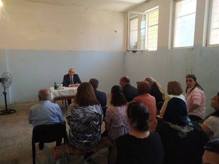 Laçın Rayon İcra Hakimiyyətinin başçısı Aqil Nəzərlinin növbəti görüşü-səyyar qəbulu Suraxanı rayonunda keçirildi. 19.06.2026