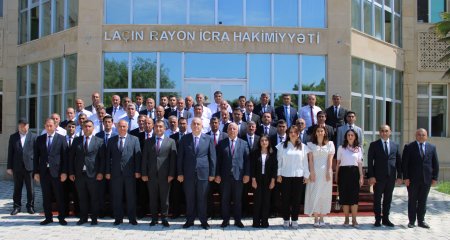 Laçın Rayon İcra Hakimiyyətində dövlət qulluqçularının peşə bayramı günü qeyd edilmişdir. 23.06.2026
