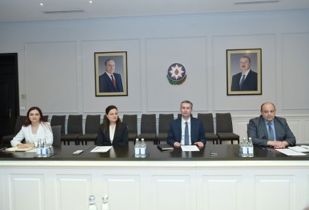 Elm və Təhsil Nazirliyində görüş - Fotolar