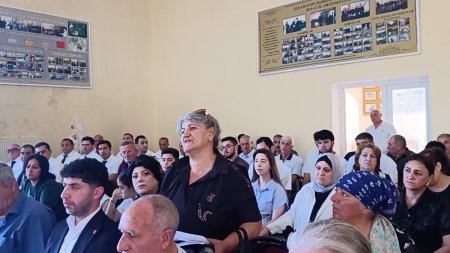 Laçın Rayon İcra Hakimiyyətinin başçısı Aqil Nəzərlinin növbəti görüşü-səyyar qəbulu Sabunçu rayonunda keçiri